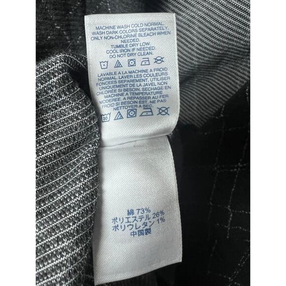 Lands' End Women's Windowpane Plaid Textured Stretch Sheath Dress Size 12 Petite - Picture 4 of 11